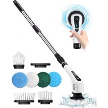 Spalax Brosse de nettoyage électrique - Brosse à récurer - Autolaveuse - Autolaveuse avec manche