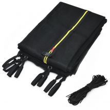 Filet de sécurité Coast pour trampolines - 180 cm de haut - Pour trampolines Ø457cm - Noir