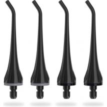 Bintoi® iSonic F500 - Accessoires pour le fil dentaire - Jet Tips - Set de remplacement pour le fil dentaire - 4 pièces - Noir