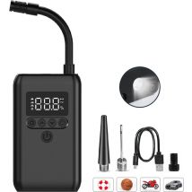 Achaté Pompe à pneu à compresseur 4 en 1 - Pompe électrique pour vélo - Pour voiture, moto et vélo