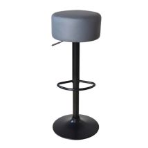 VDD Tabourets de bar élégants avec assise grise et hauteur réglable - 38x92 cm