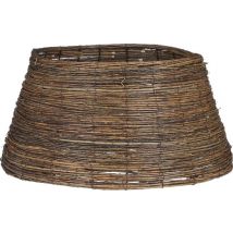 Décoration sapin de Noël - House of Seasons -jupe de sapin - H26 x Ø55 cm - Marron