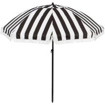 Collection In The Mood Parasol Osborn - H238 x Ø220 cm - Noir, blanc