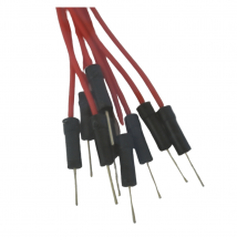 Jeu de câbles de liaison, 10 pièces / kit, 20 cm de long, couleur rouge