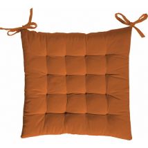 Mistral Home - COUSSIN DE CHAISE - coton - 40 x 40 cm - couleur unie - rouille