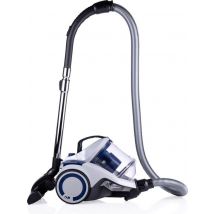 Dirt Devil Aspirateur sans sac DD2504 - Filtre HEPA 12 - 3 accessoires - 700W - Blanc