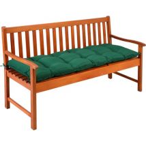 Coussin de banc 145x45x8cm Visco Effect Indoor Outdoor Bench Green