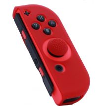 Silicone Skin for Joy Con Controller - Right - Red + Grips - suitable for Nintendo (OLED) Switch