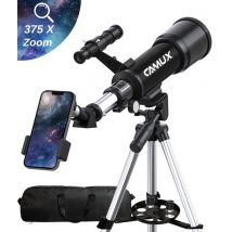 CAMUX Telescope - Stargazer - Convient aux adultes et aux enfants - Vision nocturne - Astronomie