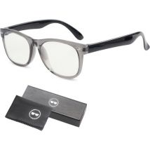 LC Eyewear Lunettes d'ordinateur pour enfants - Lunettes à lumière bleue - Lunettes d'affichage - Unisexe - Noir