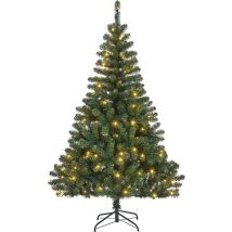 Black Box Trees Bedford Artificial Christmas Tree with LED Lights - H155 x Ø85 cm - Vert