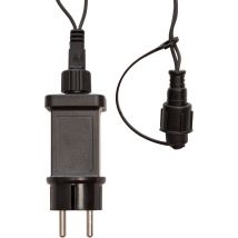 Adaptateur de démarrage pour guirlandes lumineuses Nampook, 10 mètres, Convient pour jusqu'à 1600 LEDs, Noir