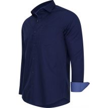Cappuccino Italia - Chemise stretch Milano pour homme - Bleu - Taille M