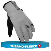 Gants d'hiver Mivelo - Entièrement réfléchissants - Taille L - Avec 3M™ Thinsulate™ & Thermo-Fleece
