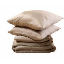 Sjumo Tencel™ Sateen Duvet Cover - Ultra Soft & Breathable - 140x220 cm - Honey Glow - Taie d'oreiller incluse