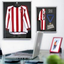 Boîte à cadre argentée pour chemise 70x90cm