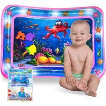 Tenify Water Playmat - Tapis d'eau - Tapis de jeu - Gonflable - Tummy Time - Jouet pour bébé 0 an - Cadeau de maternité - Rose