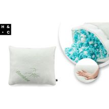 Oreiller mémoire de forme - H&C - Oreiller en mousse - Antibactérien - Antiacariens