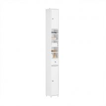 Meuble de Rangement - SoBuy - Meuble colonne - Meuble salle de bain - 20x20x180 cm - Blanc