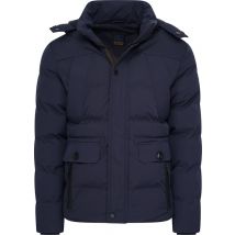 Mario Russo Ranger Jacket - Veste Homme - Veste d'hiver Homme - Déperlante - Coupe-vent - Navy - XXL