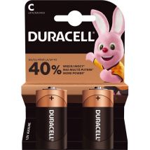 Duracell 2 LR14 C Piles alcalines jetables