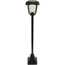 Luxform - Lampe de jardin hybride solaire intelligente - Minnesota - 100 Lumen - Lampadaire - Lanterne de jardin - Fonctionnement à l'énergie solaire