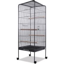 Bird Aviary XL - Cage à oiseaux - Gris - 54 x 54 x 146 cm