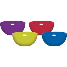 Bols en plastique mélaminé Colourworks - Multi-color Set of 4
