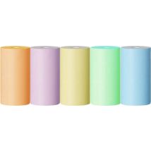 5 rouleaux de papier couleur pour l'imprimante photo AyeKids