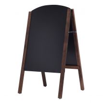 Coast Customer Stopper - Panneau publicitaire pliable - 80 x 45 x 6 cm - Noir