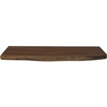 Collection HSM Étagère murale de couleur noir-acacia - 90x20x4