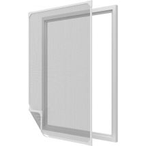 O'DADDY® Mosquito Net - Window Screen Magnetic Round - Mesh Screen - 100 x 120 cm - Moustiquaire sur mesure - Moustiquaire avec bordure blanche et maille noire