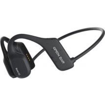 Soundvibe® Bone Conduction Headphone Black - Casque de sport - Ecouteurs de sport - Ecouteurs sans fil - Résistant à l'eau - Carte mémoire interne de 8 Go - Casque de sport - Pour tous les téléphones et ordinateurs portables - Ecouteurs de course - Ecoute