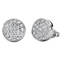Yolora Boucles d'oreilles avec cristaux Kalpa Camaka - Argent - Plaqué or blanc 18K - Boucles d'oreilles pour femmes en argent - Belle boîte cadeau - Cadeau de fête des mères