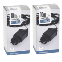 Nampook - Adaptateur de départ - 2 pcs - pour les lumières de Noël connectables - 10 mètres