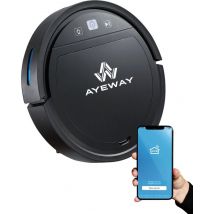 AyeWay 3 in 1 Robot aspirateur - Robot laveur - Robot aspirateur - Système de nettoyage - Sans fil - Avec application