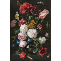 Rubye® Peinture au diamant adultes - Peinture au diamant enfants - Peinture au diamant paquet complet - Fleurs dans un vase - 30x40cm