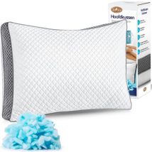 Softsie Oreiller en mousse à mémoire de forme 70x50 - Oreiller ergonomique - Oreiller de sommeil réglable - Oreiller - Oreillers Douleurs de cou