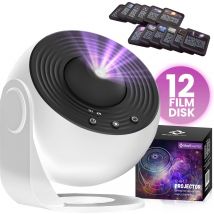 MostEssential Premium 12 en 1 lampe pour projecteur - 360° - 3000 lm - Noir + Blanc