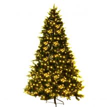 Coast Artificial Christmas tree with LED lights - 240cm - Green