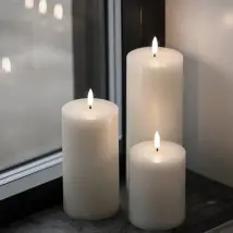 Set de bougies LED - couleurs de la jambe de fée, 3 pièces