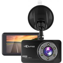 Qumax Dashcam pour voiture - Full HD - Mode parking avec capteur G intégré - Ecran IPS - Objectif grand angle 170° - Vision nocturne