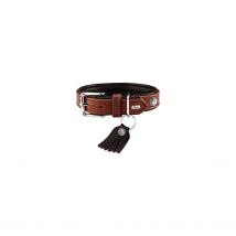 Collier pour chien - Hunter - Taille Moyen - Marron Foncé - Luxe, Doux et Unique