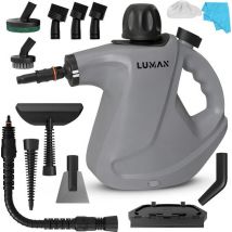 LUMAN 16-in-1 Steam Cleaner C2 - Nettoyeur vapeur à main - Nettoyeur vapeur à main - Cuisine, salle de bain & canapé - Détachant - 1050 Watts - 450 ML - Gris