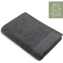 Walra Serviette de bain Remade Cotton - 70x140 - 100% coton - Gris / Anthracite