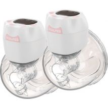 Vulpes Goods® BabyCare - Tire-lait mains libres - Tire-lait électrique sans fil - Double tire-lait électrique - Portable - 2 pièces