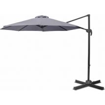 Feel Furniture - Toscano - Parasol Luxe - Roma - 3 mètres - Gris foncé