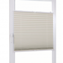 Store plissé ClearAmbient - Résistant aux UV et à l'humidité - 90 x 130 cm - Beige