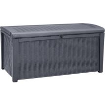 Keter Borneo Coffre de rangement - 416L - 129,5x70x62,5cm - Graphite