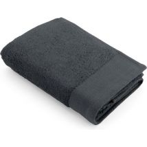 Walra Serviette de bain en coton doux - 50x100 - 100% coton - Anthracite